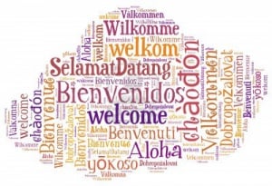 welcome-different-languages-in-cloud-shape